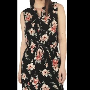 Catherine Malandrino Xl Button Up Front Pockets Dress